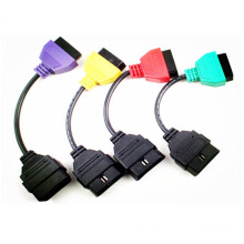 Adaptadores para FIAT ECU exploración diagnóstico Cable de cuatro colores